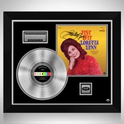 RARE-T Loretta Lynn - Fist City Platinum LP Limited Signature Edition Studio Licensed Custom Frame