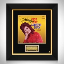 RARE-T Loretta Lynn - Fist City LP Cover Limited Signature Edition Studio Licensed Custom Frame