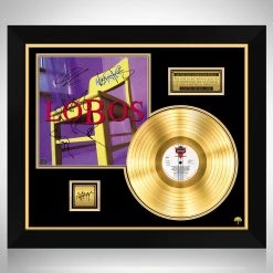 RARE-T Limited Edition Frames Los Lobos - Kiko Gold LP Limited Signature Edition Studio Licensed Custom Frame