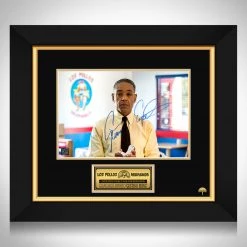 RARE-T Los Pollos Hermanos Gus Fring Limited Signature Edition Studio Licensed Photo Custom Frame