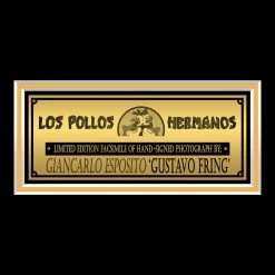 RARE-T Los Pollos Hermanos Gus Fring Limited Signature Edition Studio Licensed Photo Custom Frame