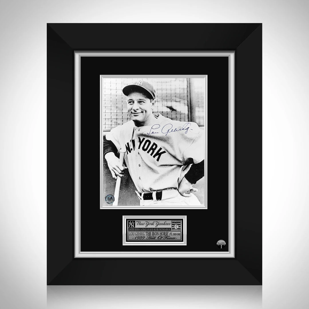 RARE-T New York Yankees - Lou Gehrig Photo Limited Signature Edition Studio Licensed Custom Frame 8 RARE-T New York Yankees - Lou Gehrig Photo Limited Signature Edition Studio Licensed Custom Frame