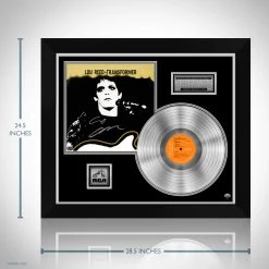 RARE-T Lou Reed - Transformer Platinum LP Limited Signature Edition Studio Licensed Custom Frame 12 RARE-T Lou Reed - Transformer Platinum LP Limited Signature Edition Studio Licensed Custom Frame