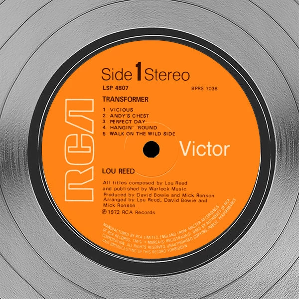 RARE-T Lou Reed - Transformer Platinum LP Limited Signature Edition Studio Licensed Custom Frame 5 RARE-T Lou Reed - Transformer Platinum LP Limited Signature Edition Studio Licensed Custom Frame