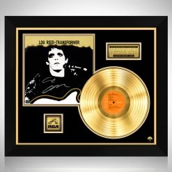RARE-T Limited Edition Frames Lou Reed Transformer Gold LP Limited Signature Edition Studio Licensed Custom Frame