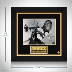 RARE-T Louis Armstrong Photo Limited Signature Edition Studio Licensed Custom Frame Limited Edition Frames 9 RARE-T Louis Armstrong Photo Limited Signature Edition Studio Licensed Custom Frame Limited Edition Frames