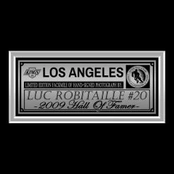 RARE-T Sports Memorabilia Los Angeles Kings - Luc Robitaille Photo Limited Signature Edition Studio Licensed Custom Frame 11 RARE-T Sports Memorabilia Los Angeles Kings - Luc Robitaille Photo Limited Signature Edition Studio Licensed Custom Frame