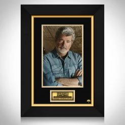 RARE-T George Lucas Photo Limited Signature Edition Studio Licensed Custom Frame Limited Edition Frames