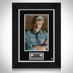 RARE-T George Lucas Photo Limited Signature Edition Studio Licensed Custom Frame Limited Edition Frames