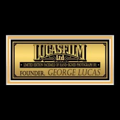 RARE-T George Lucas Photo Limited Signature Edition Studio Licensed Custom Frame Limited Edition Frames