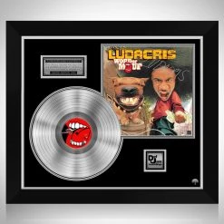 RARE-T Limited Edition Frames Ludacris - Word Of Mouf Platinum LP Limited Signature Edition Studio Licensed Custom Frame