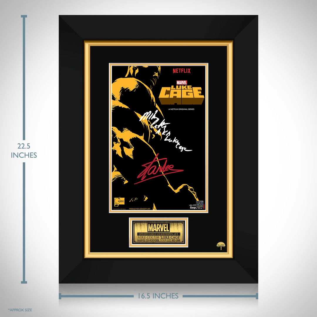 RARE-T Limited Edition Frames Luke Cage Promotional Art Limited Signature Edition Studio Licensed Custom Frame 3 RARE-T Limited Edition Frames Luke Cage Promotional Art Limited Signature Edition Studio Licensed Custom Frame