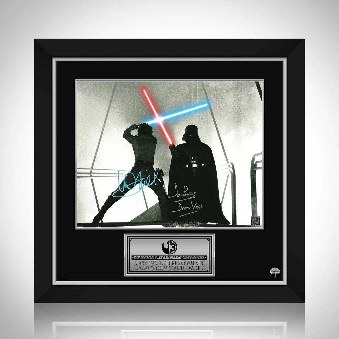 RARE-T Star Wars Luke Vs Darth Vader Mini Poster Limited Signature Edition Studio Licensed Custom Frame Limited Edition Frames 1 RARE-T Star Wars Luke Vs Darth Vader Mini Poster Limited Signature Edition Studio Licensed Custom Frame Limited Edition Frames