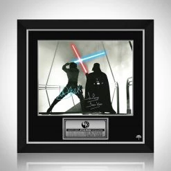 RARE-T Ready To Ship! - Star Wars Luke Vs Darth Vader Mini Poster Limited Signature Edition Studio Licensed Custom Frame Ready To Ship! 48 Hour Shipping!