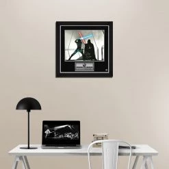 RARE-T Ready To Ship! - Star Wars Luke Vs Darth Vader Mini Poster Limited Signature Edition Studio Licensed Custom Frame Ready To Ship! 48 Hour Shipping!