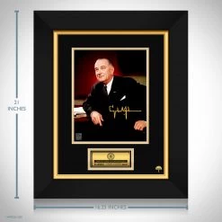 RARE-T Lyndon B. Johnson Photo Limited Signature Edition Studio Licensed Custom Frame