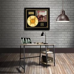 RARE-T Lynyrd Skynyrd Pronounced LŽ?h-'n??rd 'Skin-'n??rd Gold LP Limited Signature Edition Licensed Custom Frame Limited Edition Frames