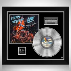 RARE-T Lynyrd Skynyrd - Southern By The Grace Of God Platinum LP Limited Signature Edition Studio Licensed Custom Frame Limited Edition Frames