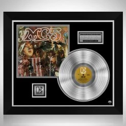 RARE-T MC5 - Kick Out The Jams Platinum LP Limited Signature Edition Studio Licensed Custom Frame Limited Edition Frames