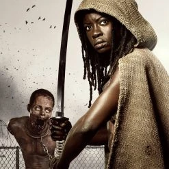 Wicked Walking Dead - Michonne Samurai Katana Handmade Sword Prop Swords & Props