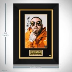 RARE-T Limited Edition Frames Mac Miller Memorial Photo Limited Signature Edition Studio Licensed Custom Frame