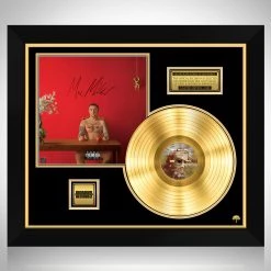 RARE-T Limited Edition Frames Mac Miller - Watching Movies With The Sound Off Gold LP Limited Signature Edition Studio Licensed Custom Frame