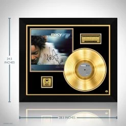 RARE-T Limited Edition Frames Macy Gray - On How Life Is Gold LP Limited Signature Edition Studio Licensed Custom Frame