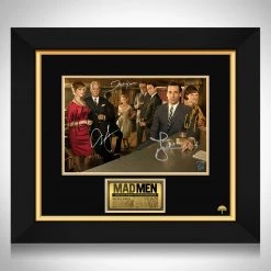 RARE-T Mad Men Cast Photo Limited Signature Edition Studio Licensed Custom Frame