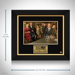 RARE-T Mad Men Cast Photo Limited Signature Edition Studio Licensed Custom Frame
