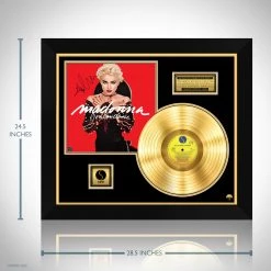 RARE-T Limited Edition Frames Madonna - You Can Dance Gold LP Limited Signature Edition Studio Licensed Custom Frame