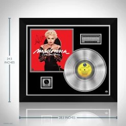 RARE-T Limited Edition Frames Madonna - You Can Dance Platinum LP Limited Signature Edition Studio Licensed Custom Frame