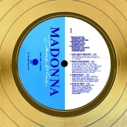 Rare-T Madonna True Blue Gold LP Limited Signature Edition Studio Licensed Custom Frame Limited Edition Frames 14 Rare-T Madonna True Blue Gold LP Limited Signature Edition Studio Licensed Custom Frame Limited Edition Frames