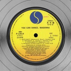 RARE-T Limited Edition Frames Madonna - You Can Dance Platinum LP Limited Signature Edition Studio Licensed Custom Frame