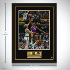 RARE-T Sports Memorabilia Los Angeles Lakers Magic Johnson Limited Signature Edition Studio Licensed Movie Mini Poster Custom Frame 9 RARE-T Sports Memorabilia Los Angeles Lakers Magic Johnson Limited Signature Edition Studio Licensed Movie Mini Poster Custom Frame