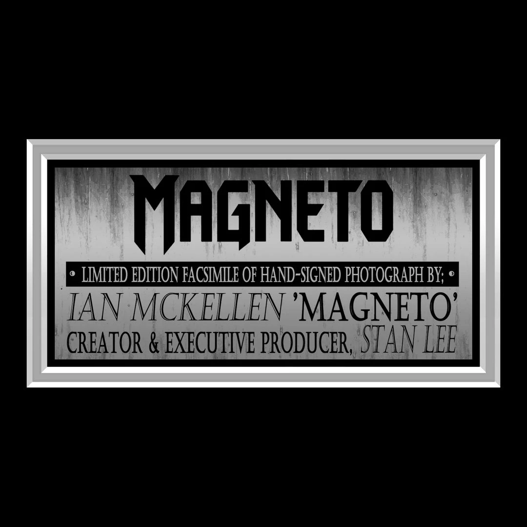 RARE-T X-Men - Magneto Photo Limited Signature Edition Studio Licensed Custom Frame 6 RARE-T X-Men - Magneto Photo Limited Signature Edition Studio Licensed Custom Frame