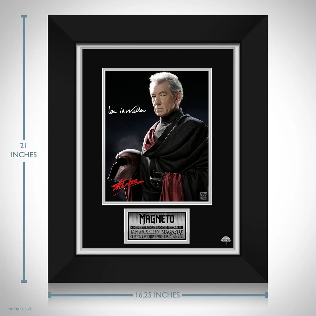 RARE-T X-Men - Magneto Photo Limited Signature Edition Studio Licensed Custom Frame 3 RARE-T X-Men - Magneto Photo Limited Signature Edition Studio Licensed Custom Frame