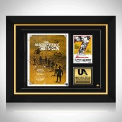 RARE-T Magnificent Seven 1960 Transcript Limited Signature Edition Studio Licensed Custom Frame