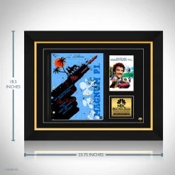 RARE-T Limited Edition Frames Magnum PI Transcript Limited Signature Edition Studio Licensed Custom Frame