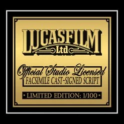 RARE-T Limited Edition Frames The Mandalorian Star Wars Transcript Limited Signature Edition Studio Licensed Custom Frame