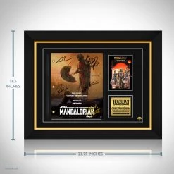 RARE-T Limited Edition Frames The Mandalorian Star Wars Transcript Limited Signature Edition Studio Licensed Custom Frame