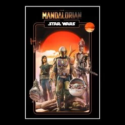 RARE-T Limited Edition Frames The Mandalorian Star Wars Transcript Limited Signature Edition Studio Licensed Custom Frame
