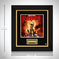 RARE-T Limited Edition Frames Manowar - Kings Of Metal LP Cover Limited Signature Edition Studio Licensed Custom Frame 11 RARE-T Limited Edition Frames Manowar - Kings Of Metal LP Cover Limited Signature Edition Studio Licensed Custom Frame