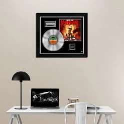 RARE-T Limited Edition Frames Manowar - Kings Of Metal Platinum LP Limited Signature Edition Studio Licensed Custom Frame