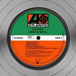 RARE-T Limited Edition Frames Manowar - Kings Of Metal Platinum LP Limited Signature Edition Studio Licensed Custom Frame