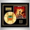 RARE-T Limited Edition Frames Manowar - Kings Of Metal Gold LP Limited Signature Edition Studio Licensed Custom Frame