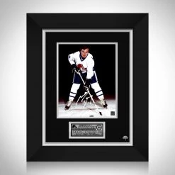 RARE-T Quebec Nordiques - Marc Tardif Photo Limited Signature Edition Studio Licensed Custom Frame