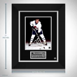RARE-T Quebec Nordiques - Marc Tardif Photo Limited Signature Edition Studio Licensed Custom Frame