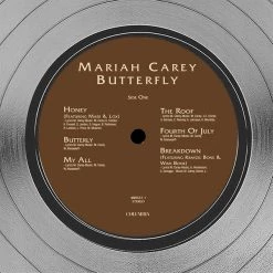 Rare-T Mariah Carey Butterfly Platinum LP Limited Signature Edition Studio Licensed Custom Frame Limited Edition Frames