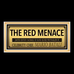 RARE-T Mario Batali Photo Limited Signature Edition Studio Licensed Custom Frame Limited Edition Frames 11 RARE-T Mario Batali Photo Limited Signature Edition Studio Licensed Custom Frame Limited Edition Frames