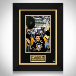 RARE-T Pittsburgh Penguins - Mario Lemieux Photo Limited Signature Edition Studio Licensed Custom Frame Limited Edition Frames